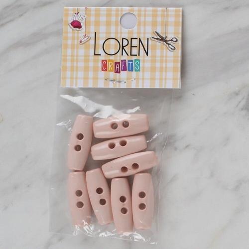  Crafts pudra pembe 8 li çoban düğmesi - 70
