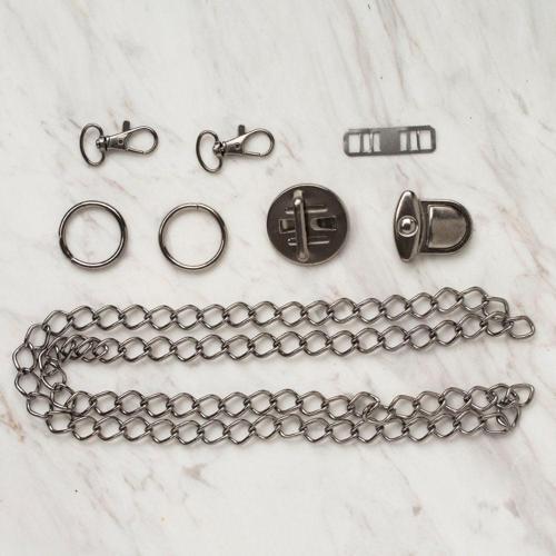  Çanta Aksesuar Seti Metal