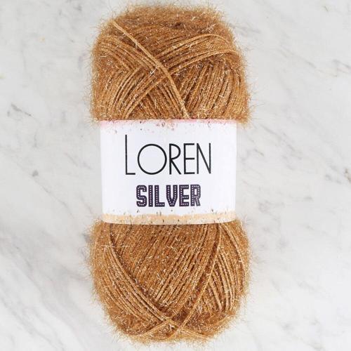  Silver Kahverengi El Örgü İpi - RS0054 - 34096