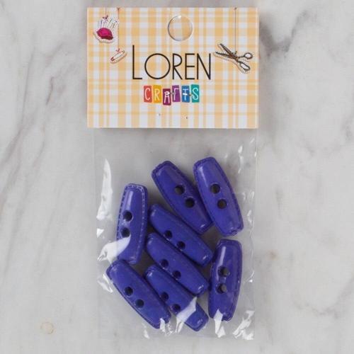  Crafts saks mavi 8 li çoban düğmesi - 88