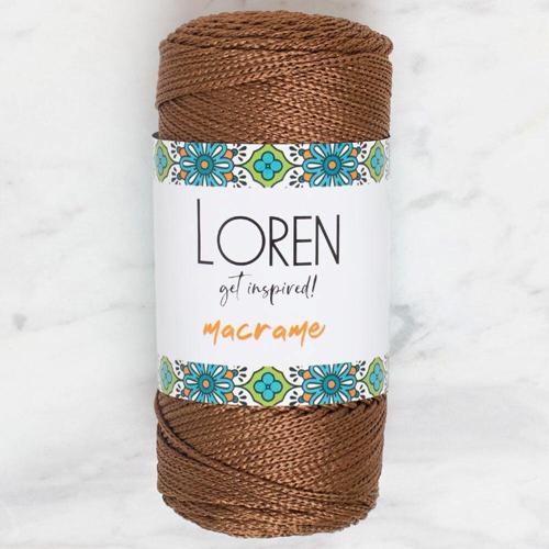  Macrame Kahverengi El Örgü İpi - RM 0200 - 34349