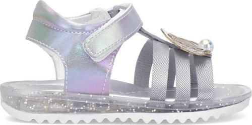 Elit Şa-B-034-25Y Bebe Kız Çocuk Düz Sandalet Gümüş