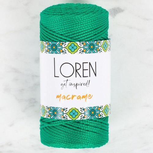  Macrame Yeşil El Örgü İpi - RM 0175 - 34339