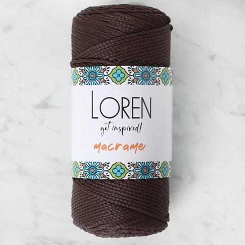  Macrame Kahverengi El Örgü İpi - RM 0210 - 34338
