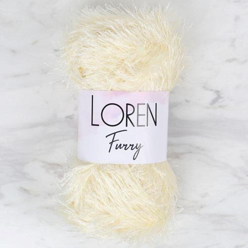  Furry Krem El Örgü İpi - RF065 - 34062