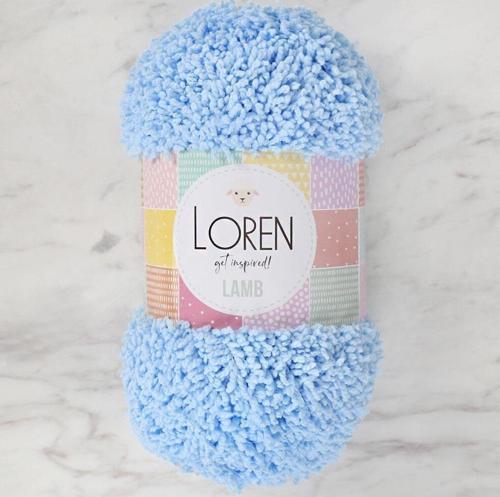  Lamb Bebe Mavi El Örgü İpi - R040