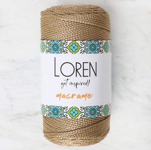 Macrame Sütlü Kahve El Örgü İpi - RM 041 - 34328