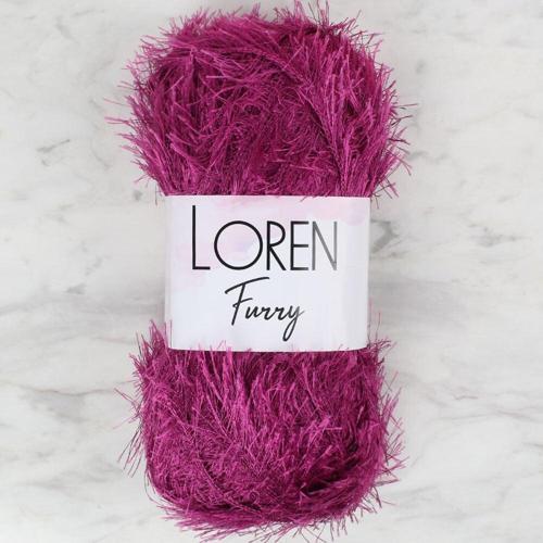  Furry Mor El Örgü İpi - RF031 - 34055