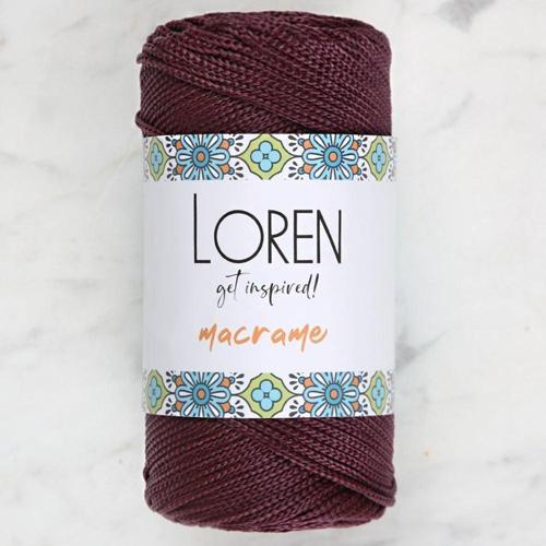  Macrame Koyu Bordo El Örgü İpi - RM115