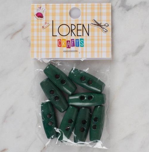  Crafts yeşil 8 li çoban düğmesi - 64