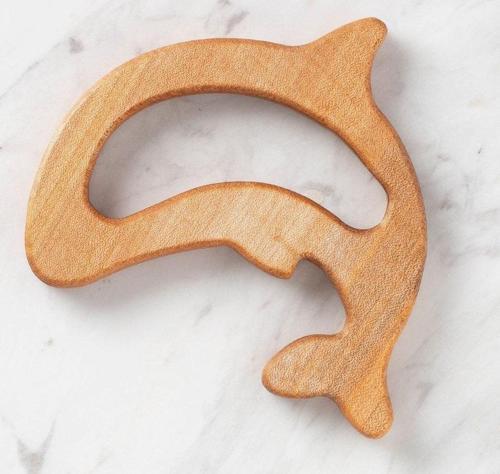 Hobi Baby Yunus Balığı Figürlü Organik Ahşap Diş K