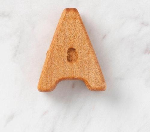 Hobi Baby Organik Ahşap Harf - A