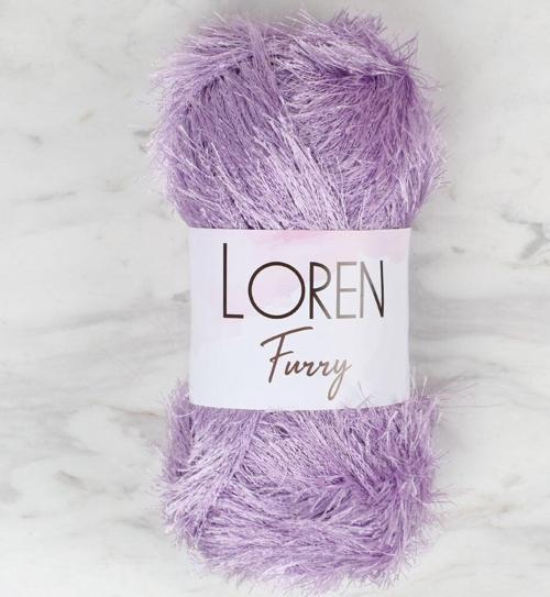  Furry Lila El Örgü İpi - RF009 - 34047
