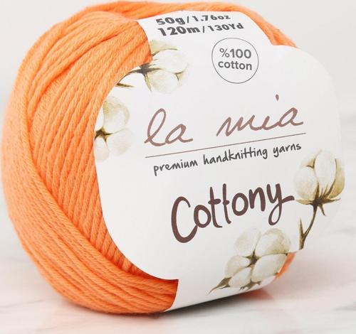 La Mia Cottony Turuncu El Örgü İpi - P22 - 33654