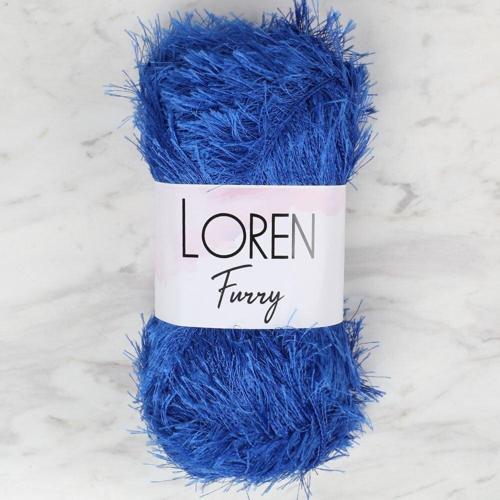  Furry Saks Mavisi El Örgü İpi - RF004 - 34043