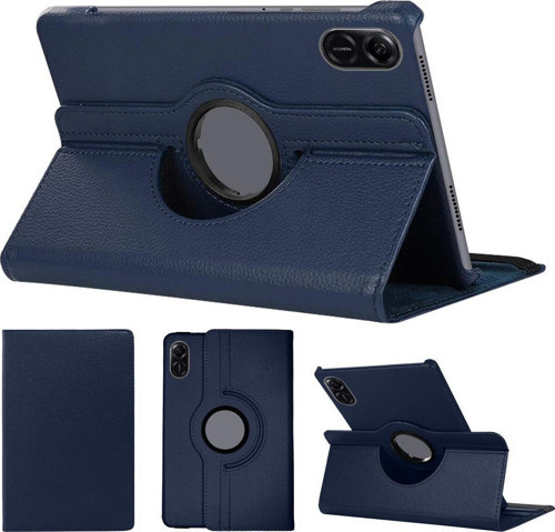 Honor Pad X9 11.5 inç Uyumlu 360° Dönebilen Uyku Modlu Standlı Pu Deri Tablet Kapaklı Kılıf