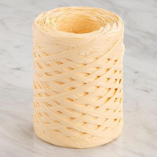  Natural Raffia 90 gr Sarı Kağıt İp - 4