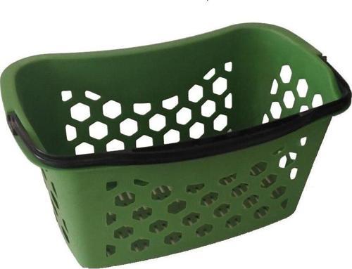 Fasulye Tipi Plastik Alışveriş Sepeti - Market El Sepeti