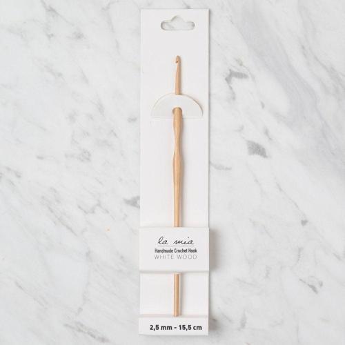 La Mia Whitewood 2.5 mm 15.5 cm Ahşap Yün Tığ