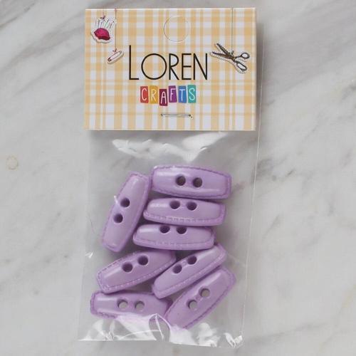  Crafts lila 8 li çoban düğmesi - 89