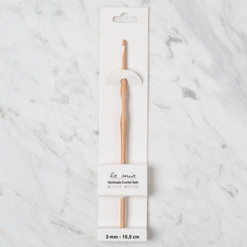 La Mia Whitewood 3 mm 15.5 cm Ahşap Yün Tığ