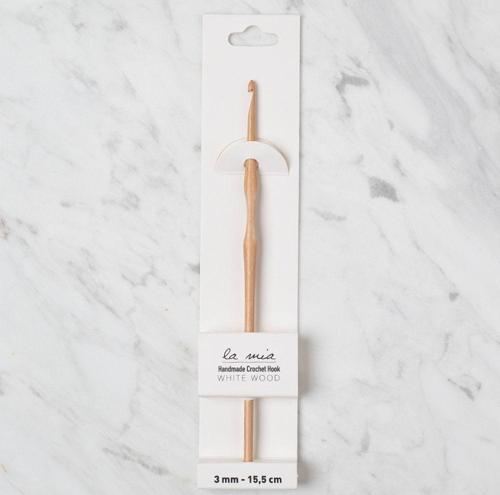 La Mia Whitewood 3 mm 15.5 cm Ahşap Yün Tığ