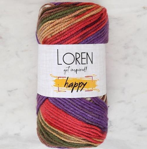  Happy Ebruli El Örgü İpi - RH014 - 34299