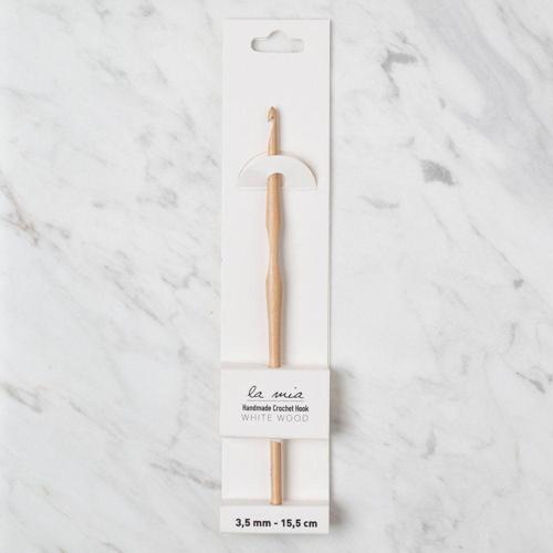 La Mia Whitewood 3.5 mm 15.5 cm Ahşap Yün Tığ