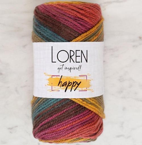  Happy Ebruli El Örgü İpi - RH010 - 34295