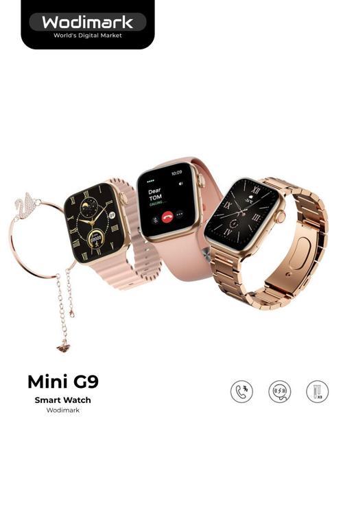 Kadın Akıllı Saat G9 Mini Flamingo Kolye Hediyeli Ios Ve Android Uyumlu 41Mm