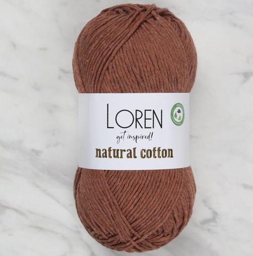  Natural Cotton Tarçın El Örgü İpi - R072