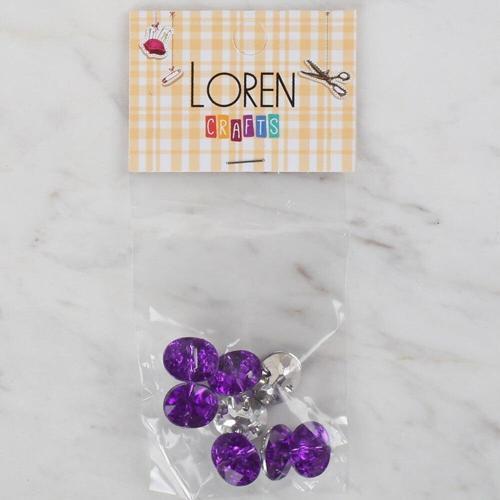  Crafts mor 8 li düğme - 236
