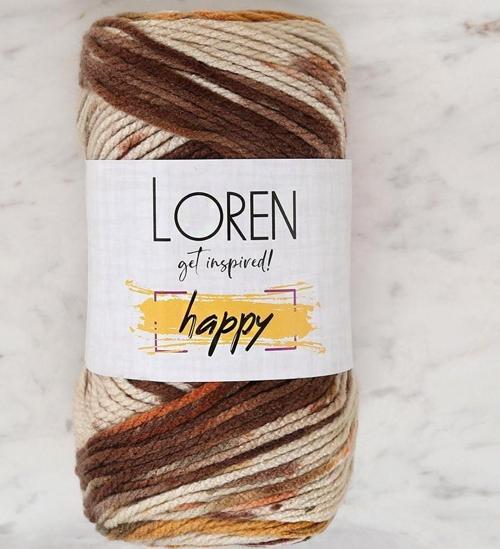  Happy Ebruli El Örgü İpi - RH007 - 34292