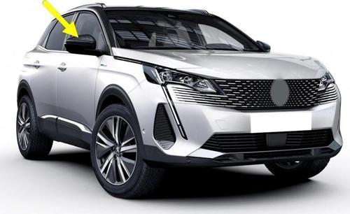 Peugeot 3008 2021-2023 Sağ Dış Dikiz Aynası Üst Kapağı