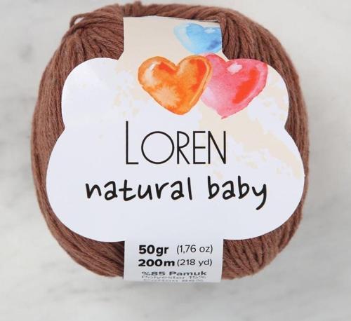  Natural Baby Tarçın El Örgü İpi - R072