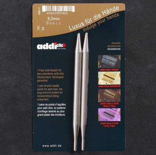 Addi Click Basic 8mm Misinalı Şiş Ucu - 656-2