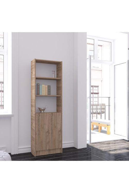 Çok Amaçlı 2 Kapaklı Mutfak Banyo Dolabı Cad56 Çam