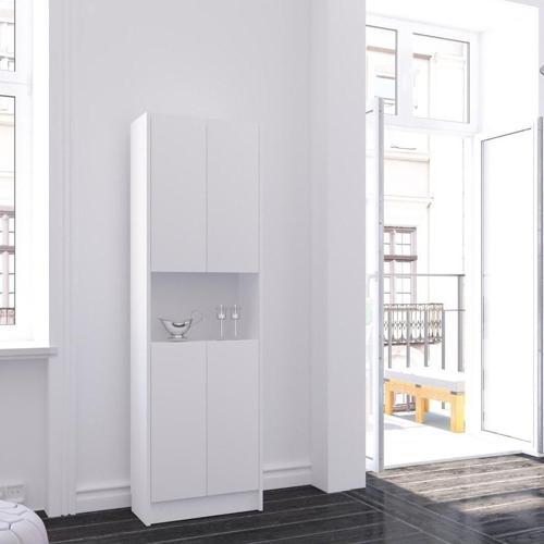 Çok Amaçlı 4 Kapaklı Mutfak Banyo Dolabı Cad56 Beyaz