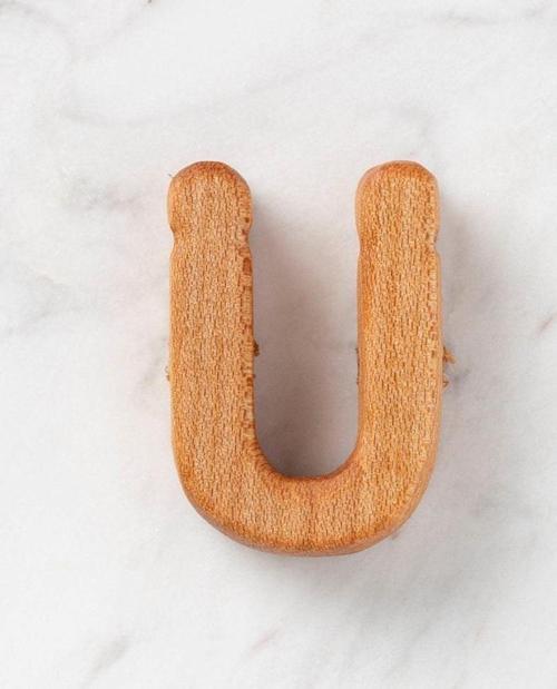 Hobi Baby Organik Ahşap Harf - Ü