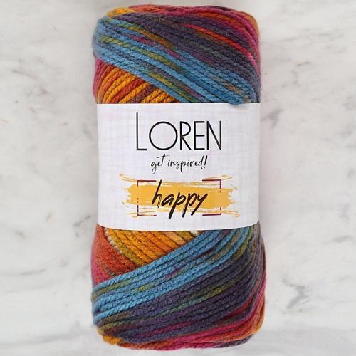  Happy Ebruli El Örgü İpi - RH001 - 34286