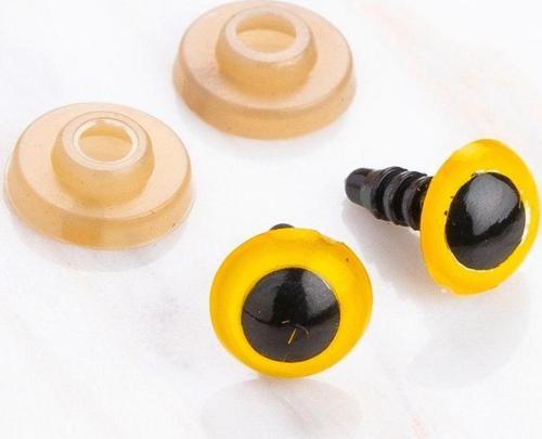  10 mm Sarı 5 Çift Amigurumi Göz