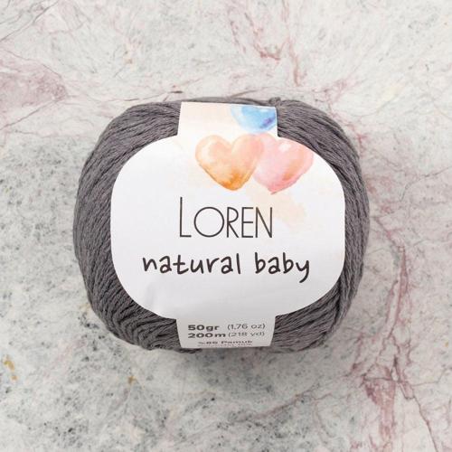  Natural Baby Gri El Örgü İpi - R082 - 33946