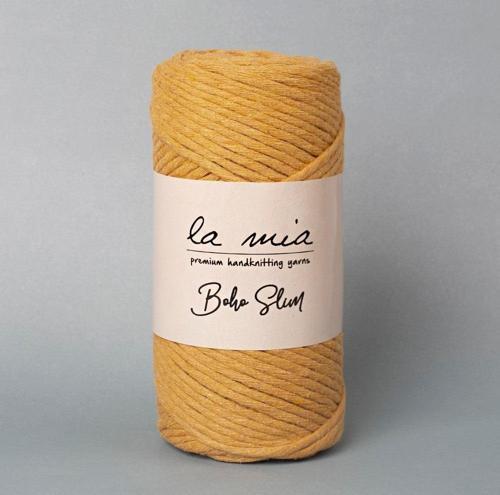 La Mia Boho Slim Hardal El Örgü İpi - L133 - 34251