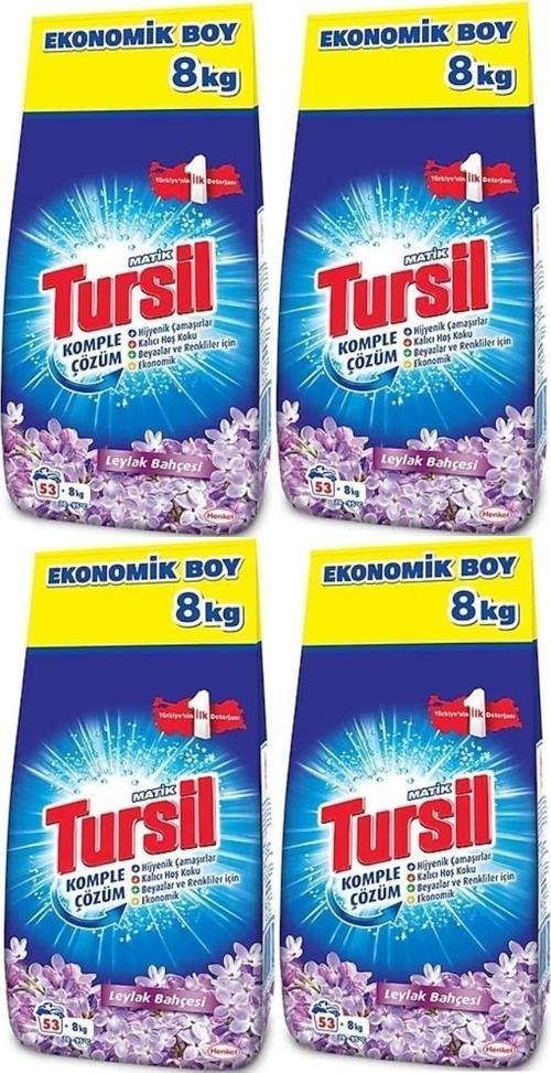 Matik Toz Çamaşır Deterjanı 32KG Leylak Bahçesi (212 Yıkama) Renkli/Beyazlar (4PK*8KG)