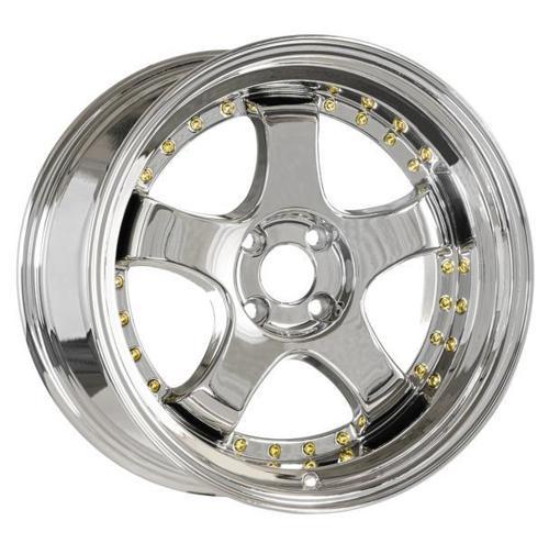 -L002-15 9.5x18" -5x112 ET25 73.1 VC+Gold Rivet Jant (4 Adet)