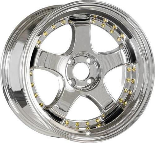 -L002-15 9.5x18" -5x112 ET25 73.1 VC+Gold Rivet Jant (4 Adet)