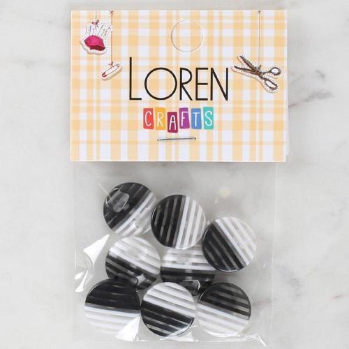  Crafts 8'li Desenli Düğme - 1089
