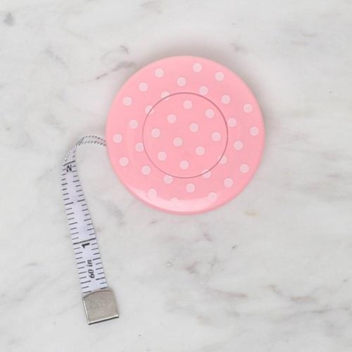  Pembe Benekli Otomatik Mezura