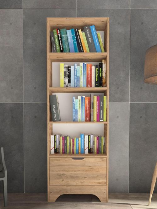 Kuta Kitaplık Kütüphane Çok Amaçlı Dolap Çam