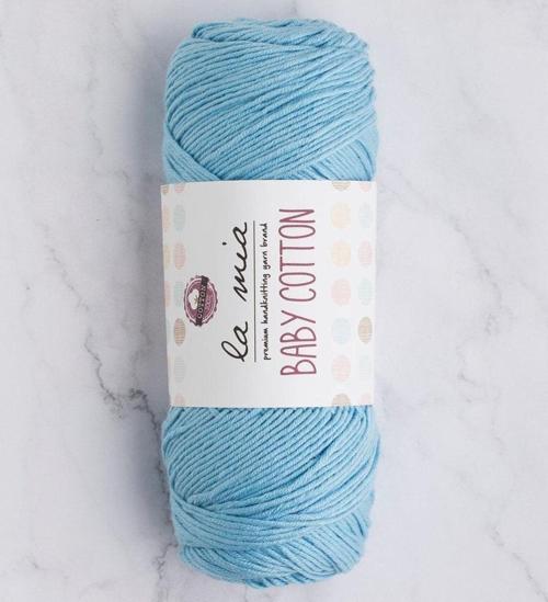 La Mia Baby Cotton Mavi El Örgü İpi - L041 - 33640